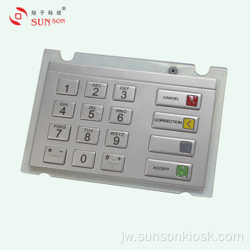 pad PIN Enkripsi Numerik kanggo Kiosk Pembayaran